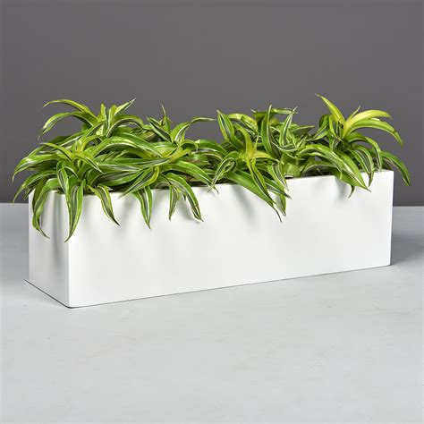 rectangular planter boxes tabletop